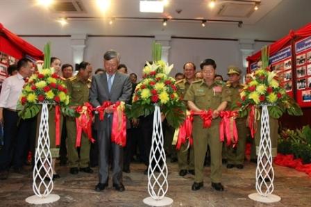 Laos-Vietnam exposition sur la coopération entre les polices